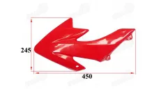 Plastic cover right side for motorcycle 50-150cc fits models BULL STORM