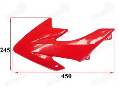Plastic cover right side for motorcycle 50-150cc fits models BULL STORM