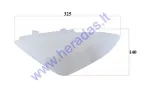 Plastic cover left side rear for motorcycle 50-150cc fits models BULL STORM