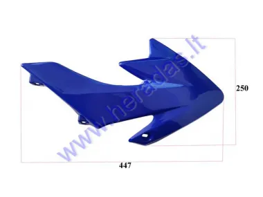 Plastic cover left side for motorcycle 50-150cc fits models BULL STORM