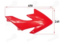 Plastic cover left side for motorcycle 50-150cc fits models BULL STORM