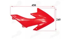 Plastic cover left side for motorcycle 50-150cc fits models BULL STORM