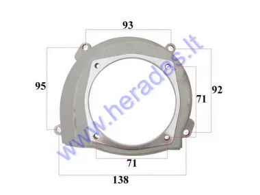 SIDE COVER FOR BRUSH CUTTER