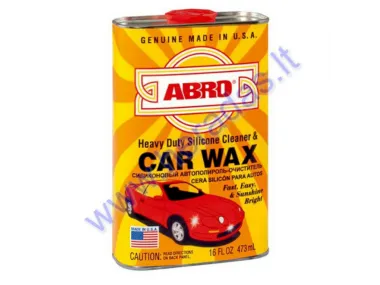 Color restorer CAR WAX anti-fading and rejuvenating surface. Removes wood chips, resin, road scum