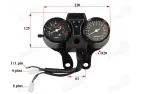 Speedometer tachometer for motorcycle, moped CHAMP MONTANA electric