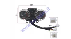 DASHBOARD WITH SPEEDOMETER FOR ELECTRIC TRIKE SCOOTER for 60V sistem