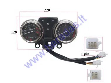 DASHBOARD WITH SPEEDOMETER FOR ELECTRIC TRIKE SCOOTER for 60V sistem