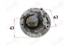 Lock set with fuel tank cap for motorcycle fits FR50 set of locks, tank cap