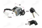 Spynelė motorolerio komplektas PEUGEOT 50 SPEEDFIGHT LI SERIE AC-LC spynelių komplektas