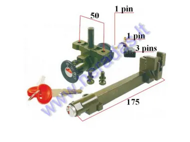 Spynelė motorolerio komplektas Yamaha BWs, Spy, Cw, MBK Booster 50cc 4SBH20210200 246050130