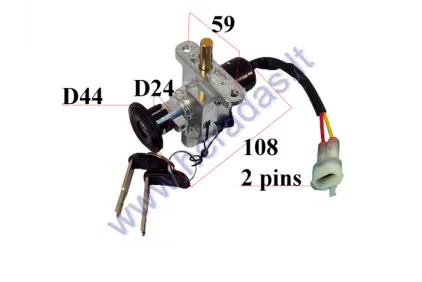 KEY SWITCH KIT FOR ELECTRIC MOTOR SCOOTER FIT TO ROBO