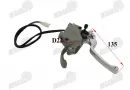 Brake/accelerator handle for quad bike with housing fits EGL MOTOR MADIX110, THE125