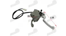 Brake/accelerator handle for quad bike with housing fits EGL MOTOR MADIX110, THE125