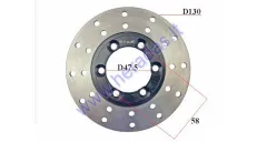 Stabdžių diskas ATV Keturračio, motociklo Bashan 200, priekinis D130