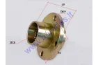 Brake disc hub for quad bike