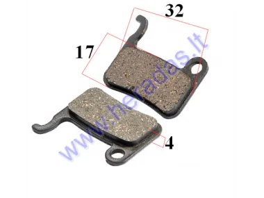 Brake pad set for electric scooter Ultron mechanical brake calipers 2pcs