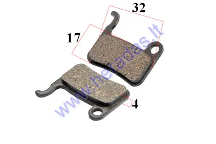 Brake pad set for electric scooter Ultron mechanical brake calipers 2pcs