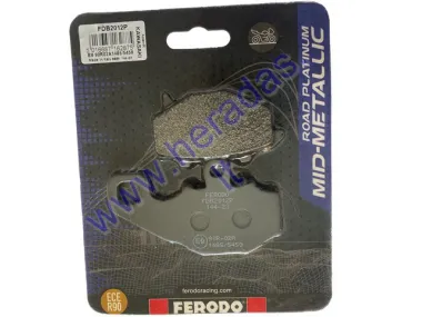 Stabdžių kaladėlės motociklo E žymėjimas KAWASAKI ER-6F, ER-6N, GPZ, Z, ZR, ZX-10R, ZX-6R, ZX-9R, ZZR 550-1100 1993-2008