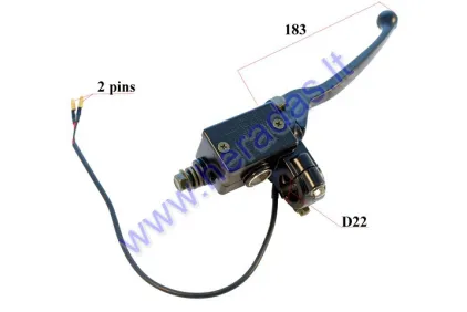 BRAKE LEVER WITH MASTER CYLINDER FOR MOTORCYCLE, ATV, scooter L180