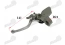 Left side brake lever with hydraulic cylinder and brake sensor for quad suitable for EGL MOTOR MADIX110, THE125