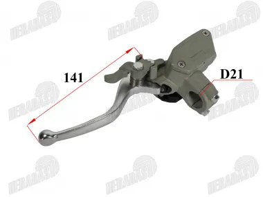 Stabdžių rankenėlė kairės pusės su hidrocilindru ir stabdžių jutikliu keturračiui tinka EGL MOTOR MADIX110, THE125