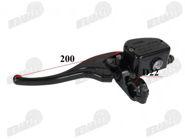 Stabdžių rankenėlė kairės pusės su hidrocilindru keturračiui ATV POLARIS