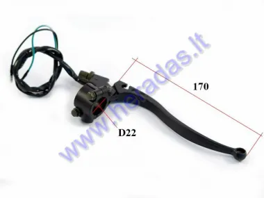 Universal brake lever with switch for motorcycle