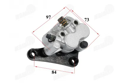 Stabdžių suportas priekinis elektrinio krovininio triračio tinka KING BOX 2, KING BOX 2 su stogu, JP3900, JP3900ROOF