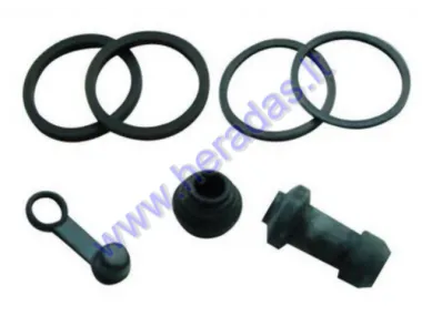 BRAKE CALIPER REPAIR KIT FRONT Yamaha, Honda,Kawasaki KX 450,Suzuki RM-Z 450 DR-ZModelių sąrašas aprašyme. Netinka Brembo suportams. Tinka Nissin suportams 27mm