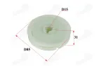 STARTER WHEEL FOR CHAINSAW