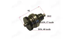 Starterio sankaba ,bendeksas Yamaha YFM600F Grizzly 600 1998 1999 2000 2001 4WV-15650-02 4WV-15650-00 4WV-15570-01