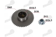 STARTERIO SANKABOS KRUMPLIARATIS ATV KETURRACIO MOTOCIKLO 139FMB Bashan , Barton, Benzer, Zongshen