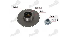 STARTERIO SANKABOS KRUMPLIARATIS ATV KETURRACIO MOTOCIKLO 139FMB Bashan , Barton, Benzer, Zongshen