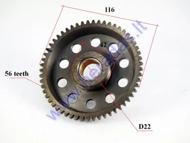 Starterio sankabos krumpliaratis motociklo 250cc MTL250, Motoland