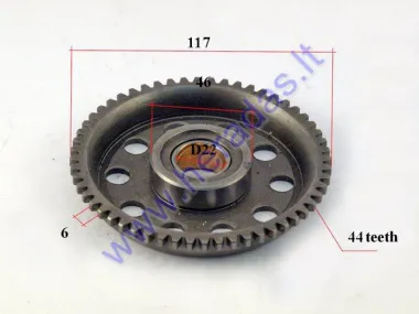 Starterio sankabos krumpliaratis motociklo 250cc