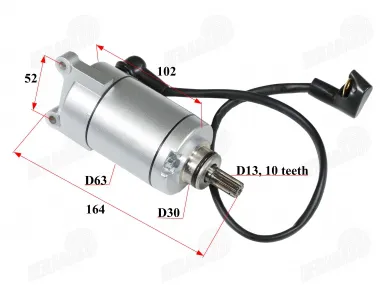 Starter 10 teeth for 200-250cc ATV quad bike, direction right D13