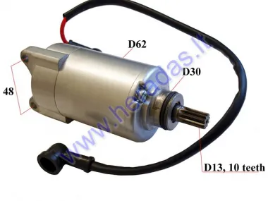 Starter motor 10 tooth D13 for ATV quad bike