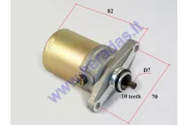 Starter motor 10 tooth D7 for scooter GY6 50-80cc