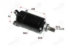 Starteris 11 dantų 200-250cc ATV keturračio, motociklo tinka MTL250 Motoland ZS169FMM
