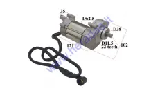 Starter motor 22 tooth for 190cc ATV quad bike ZS190 W190