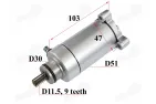 Starter 9 teeth 125-150cc for ATV quad bike, motorcycle fits Rometa Zetka 125cc /150cc