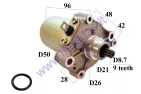 Starteris 9 dantų D8,7 motorolerio, motociklo Piaggio 100-125-180cc 2T  4T