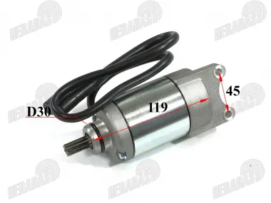 Starteris 9 dantų keturračiui, motociklui, motoroleriui tinka CHAMPION 300 CC CH300