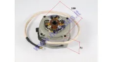 Starter generator for 50cc ATV quad bike