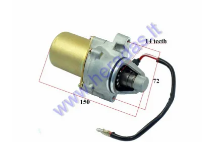 Starter motor for scooter Aprilia AF01 L150 14 tooth