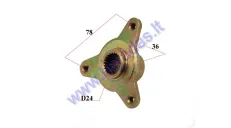 Rear wheel hub 3 hole for ATV quad bike