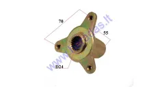 Rear wheel hub 3 hole for ATV quad bike