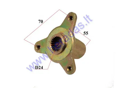 Rear wheel hub 3 hole for ATV quad bike