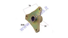 Rear wheel hub 3 hole for ATV quad bike