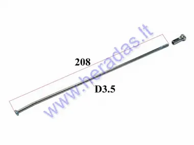 Wheel spoke for motorcycle 18 inches rim L208